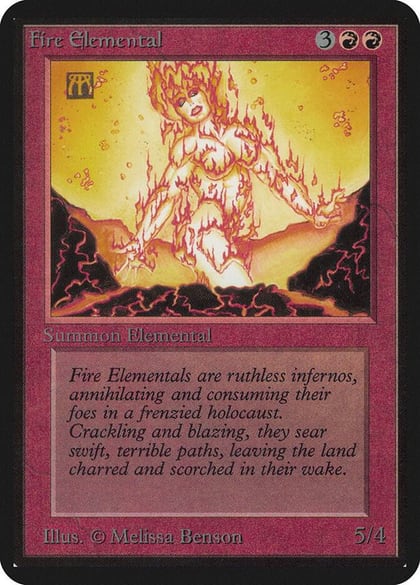 Fire Elemental, Alpha Edition #1108