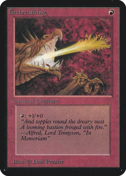 Firebreathing, Alpha Edition #1110