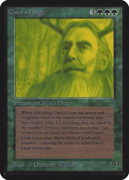 Gaea's Liege, Alpha Edition #1122