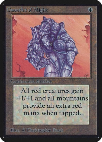 Gauntlet of Might, Alpha Edition #1123