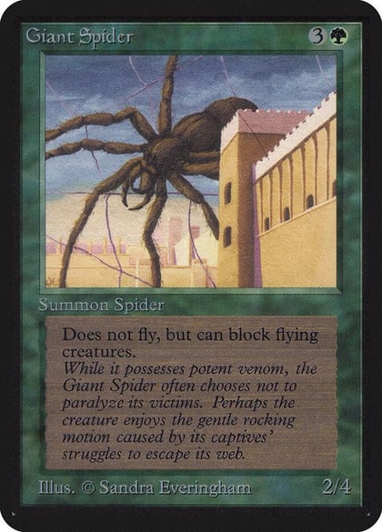 Giant Spider, Alpha Edition #1125