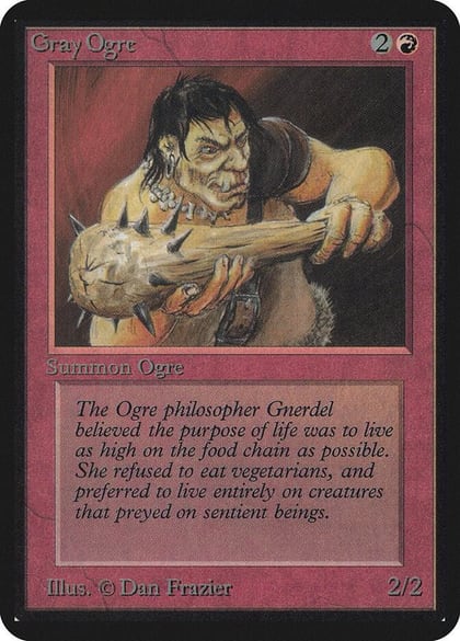 Gray Ogre, Alpha Edition #1131