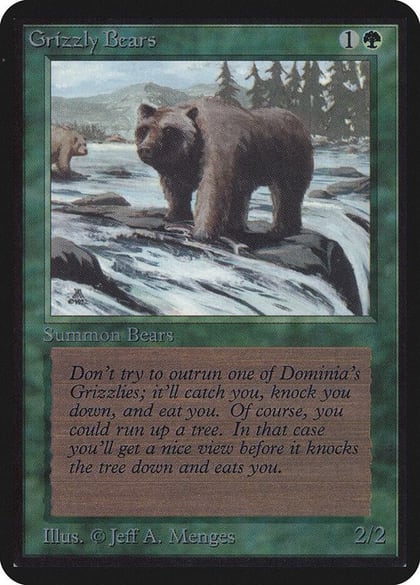 Grizzly Bears, Alpha Edition #1133