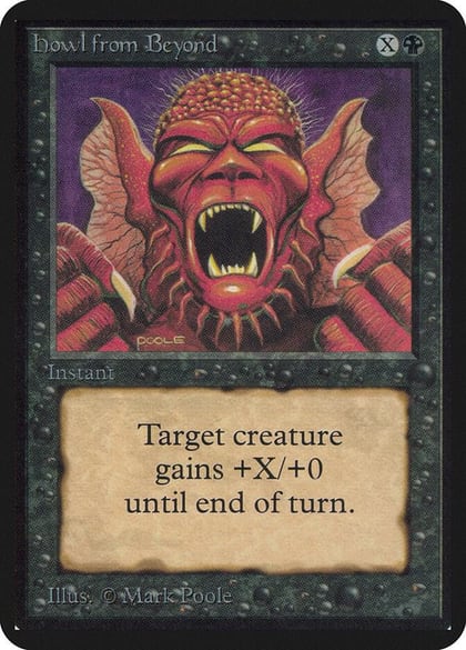 Howl from Beyond, Alpha Edition #1140