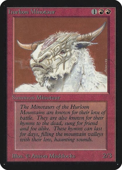Hurloon Minotaur, Alpha Edition #1142