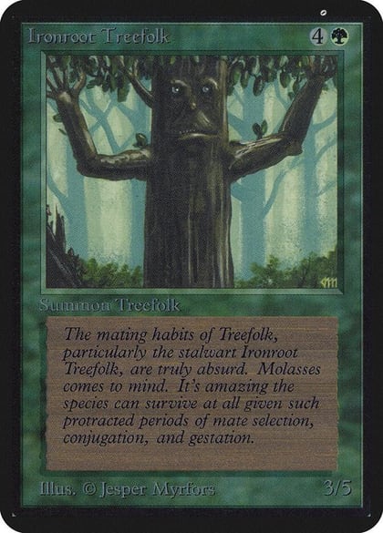 Ironroot Treefolk, Alpha Edition #1152
