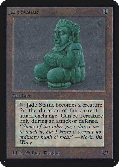 Jade Statue, Alpha Edition #1159