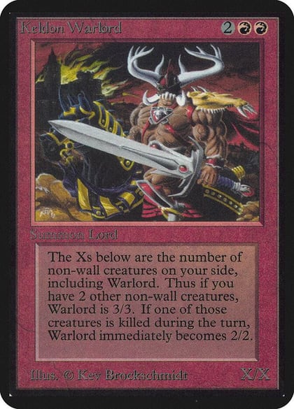 Keldon Warlord, Alpha Edition #1164