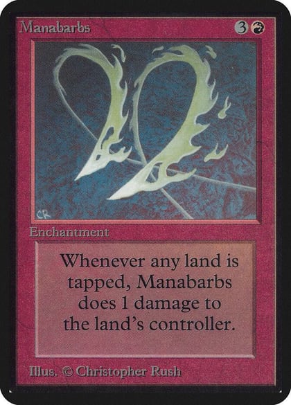 Manabarbs, Alpha Edition #1187