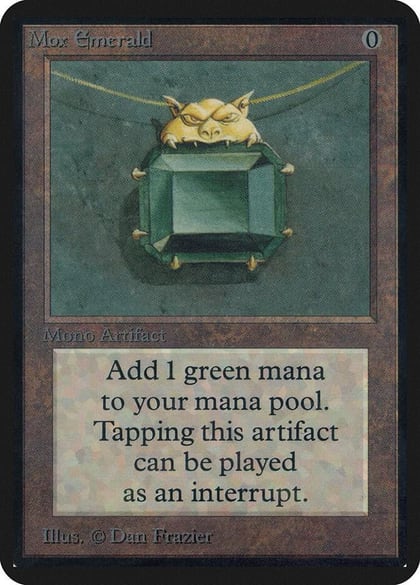 Mox Emerald, Alpha Edition #1196