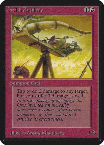 Orcish Artillery, Alpha Edition #1208