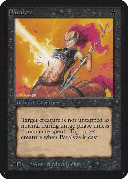 Paralyze, Alpha Edition #1210