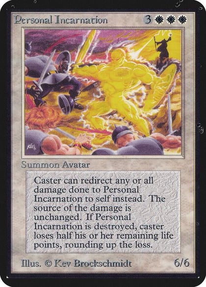 Personal Incarnation, Alpha Edition #1212