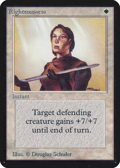 Righteousness, Alpha Edition #1238