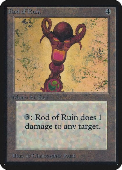 Rod of Ruin, Alpha Edition #1241