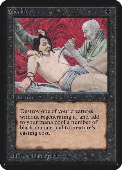 Sacrifice, Alpha Edition #1243