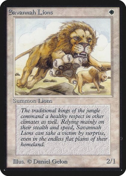 Savannah Lions, Alpha Edition #1246