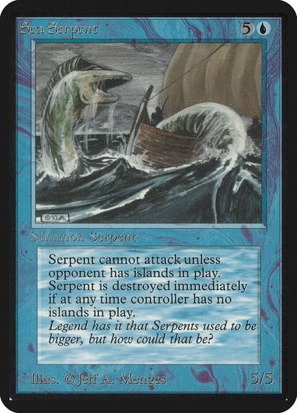 Sea Serpent, Alpha Edition #1251