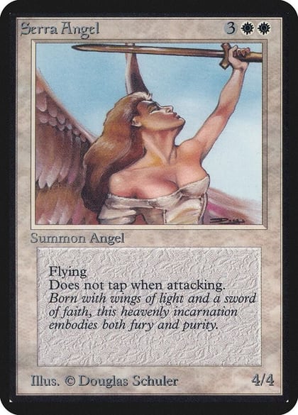 Serra Angel, Alpha Edition #1254