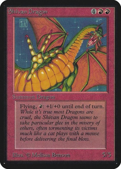 Shivan Dragon, Alpha Edition #1257
