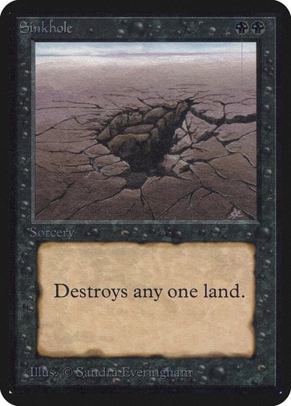 Sinkhole, Alpha Edition #1259