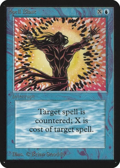 Spell Blast, Alpha Edition #1265
