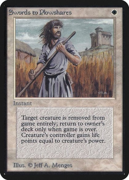 Swords to Plowshares, Alpha Edition #1275