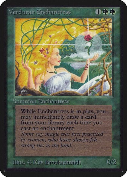 Verduran Enchantress, Alpha Edition #1297
