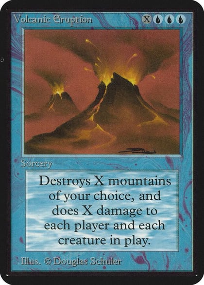 Volcanic Eruption, Alpha Edition #1300