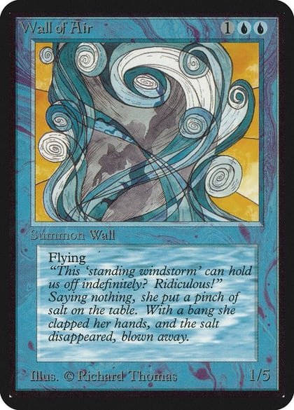 Wall of Air, Alpha Edition #1302