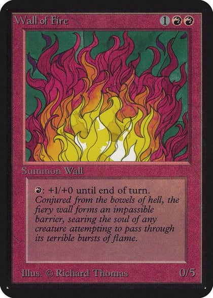 Wall of Fire, Alpha Edition #1305