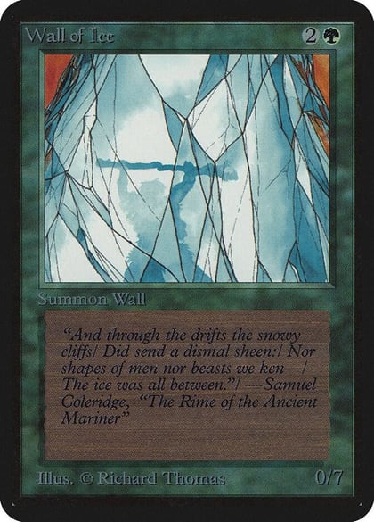 Wall of Ice, Alpha Edition #1306