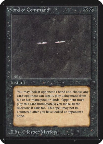Word of Command, Alpha Edition #1324