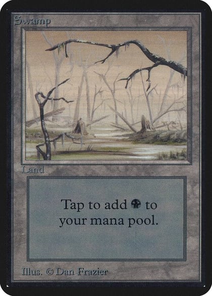 Swamp (B), Alpha Edition #91365