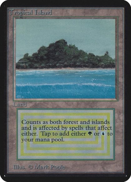 Tropical Island, Alpha Edition #91379