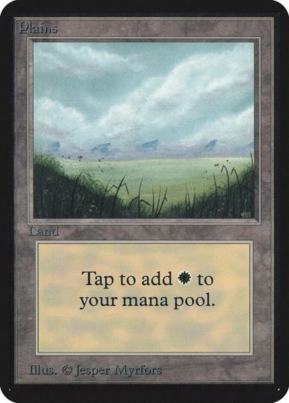 Plains (A), Alpha Edition #91383