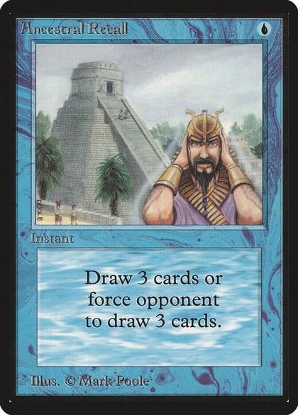 Ancestral Recall, Beta Edition #8671