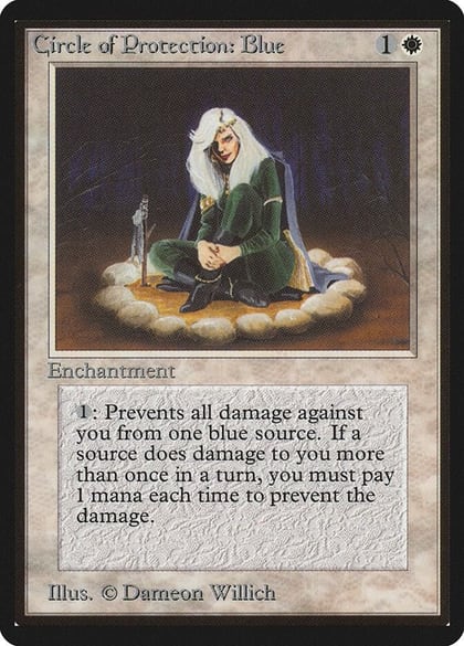 Circle of Protection: Blue, Beta Edition #8704