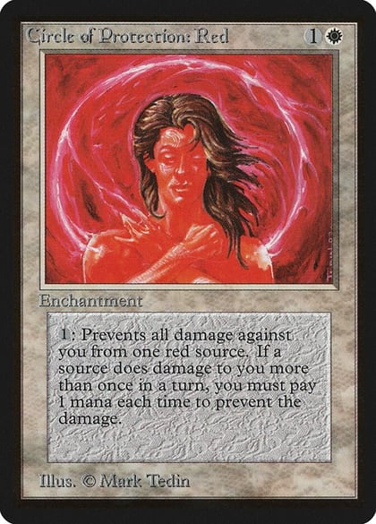 Circle of Protection: Red, Beta Edition #8706