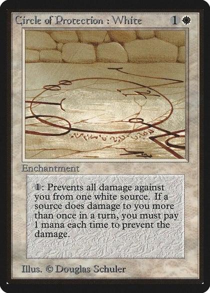 Circle of Protection: White, Beta Edition #8707