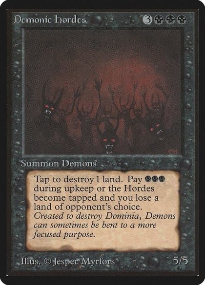 Demonic Hordes, Beta Edition #8731