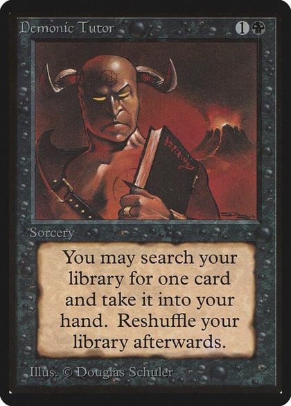 Demonic Tutor, Beta Edition #8732