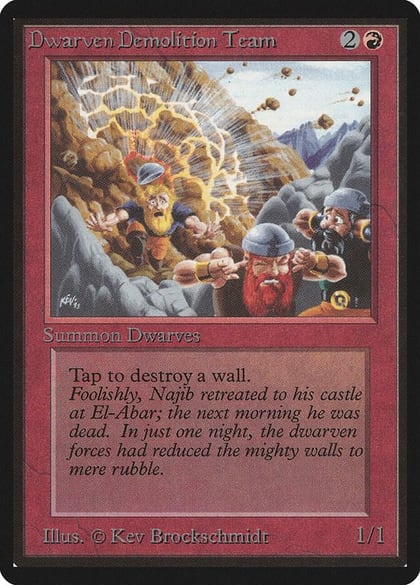 Dwarven Demolition Team, Beta Edition #8741