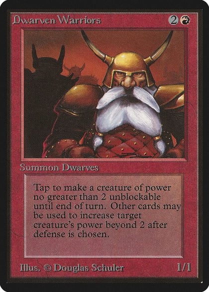 Dwarven Warriors, Beta Edition #8742