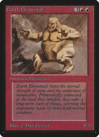 Earth Elemental, Beta Edition #8743