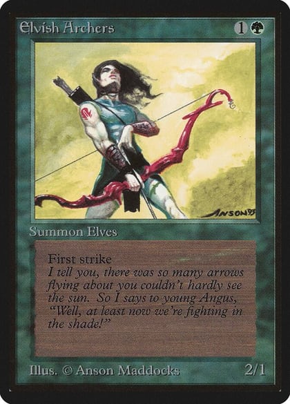 Elvish Archers, Beta Edition #8746