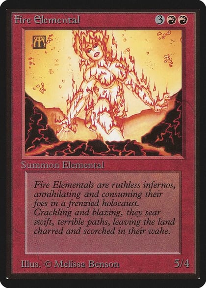 Fire Elemental, Beta Edition #8753