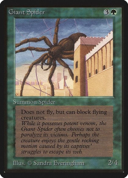 Giant Spider, Beta Edition #8770