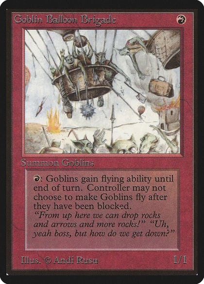 Goblin Balloon Brigade, Beta Edition #8773