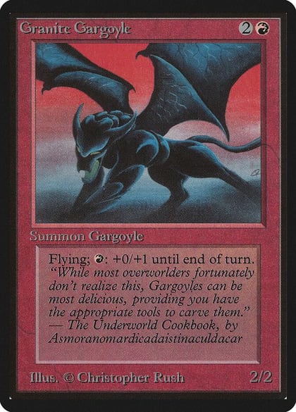 Granite Gargoyle, Beta Edition #8775